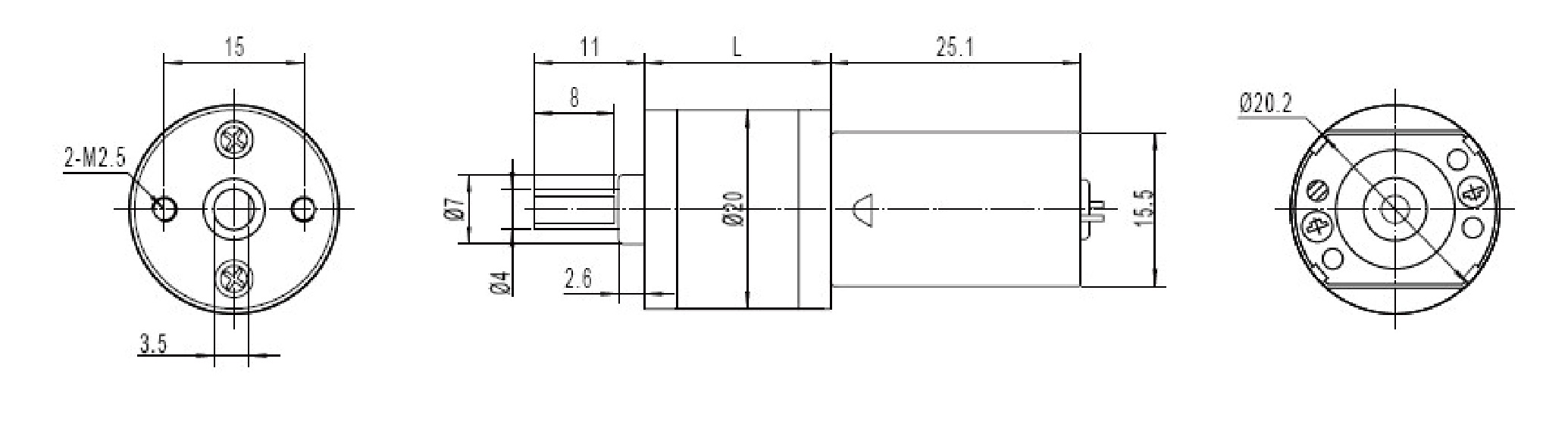 20MM LS-20GA130 Dc Gear Motor, High torque low rpm dc motor-NINGOBO ...