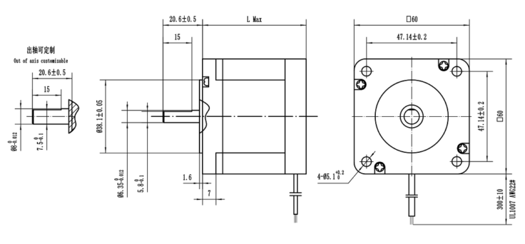 Nema 24 1.2 Degree Stepper Motor-NINGBO LEISON MOTOR CO LTD